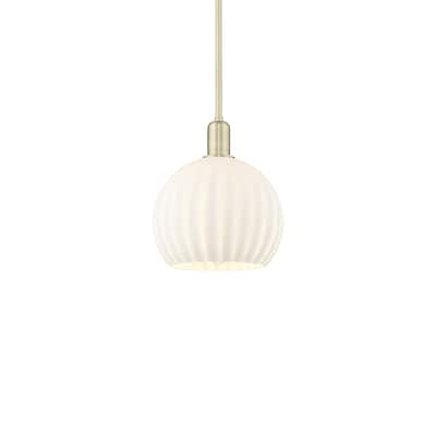 Innovations Lighting 716-1S-13-10 White Venetian Pendant White