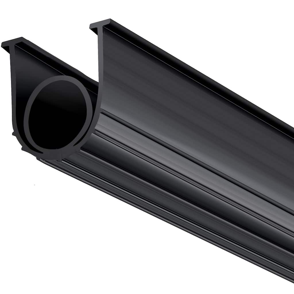 Garage Door Seals Bottom Rubber, U Shape +O Ring Garage Door Weather Stripping, Weatherproof Threshold Buffering Sealing Rubber