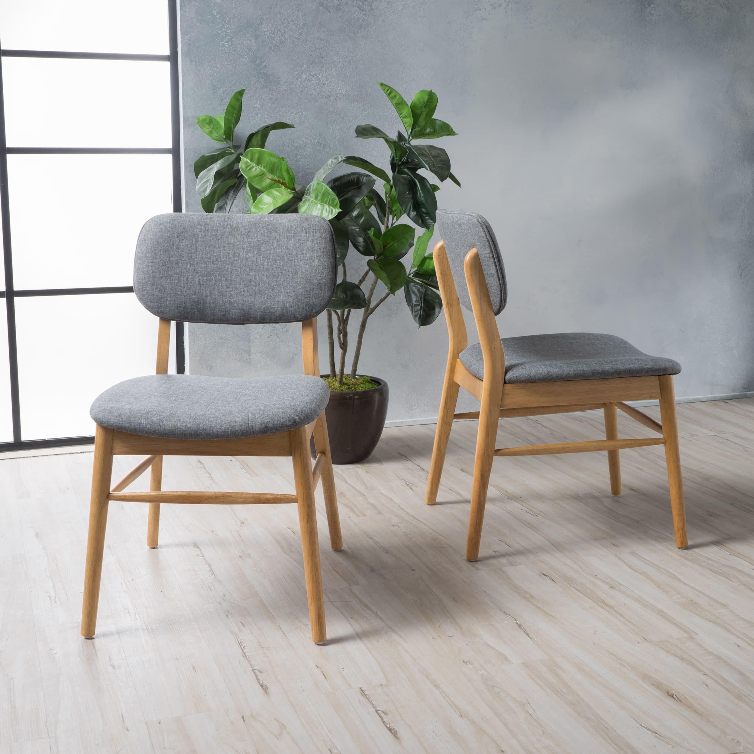 Option grey + oak