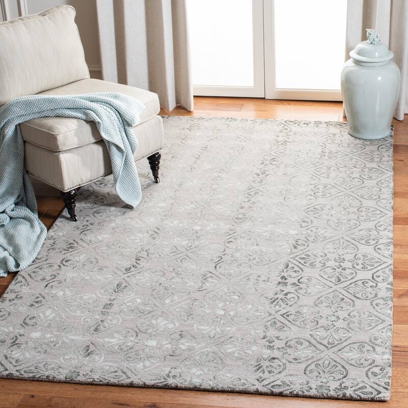 SAFAVIEH Handmade Dip Dye Sholeh Watercolor Vintage Boho Wool - 3' x 5' - Dark Beige - Runner/Rectangle