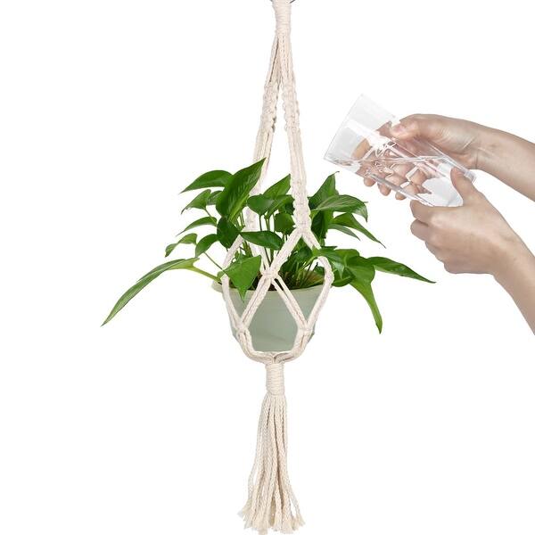 Shop Indoor Outdoor Macrame Handmade Wall Mounted Flower Pot