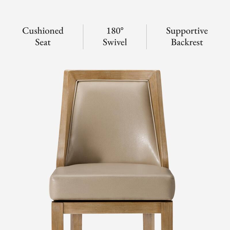 Maven Lane Vienna Swivel Kitchen Stool