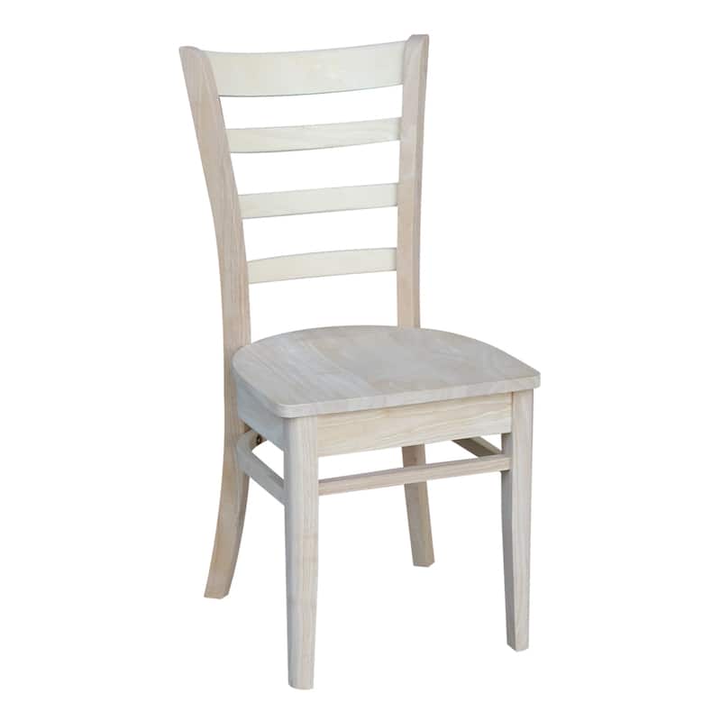 36 in Round Extension Dining Table with 12 in Leaf and 4 Dining Chairs
