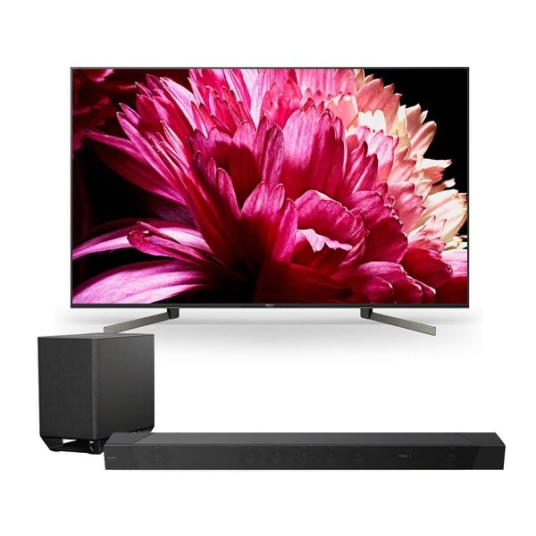 Sony XBR55X950G 55" BRAVIA 4K Ultra HD HDR Smart TV with HT-ST5000 7.1.2ch 800W Dolby Atmos Sound Bar - Black