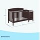 preview thumbnail 29 of 44, Graco Benton 4-in-1 Convertible Crib and Changer – GREENGUARD Gold Certified, Crib and Changing Table Combo