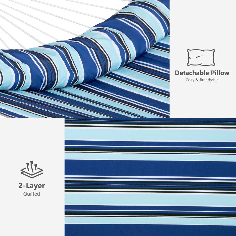 Portable Freestanding Hammock with Curved Stand for Outside