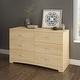 preview thumbnail 24 of 32, South Shore Step One 6-Drawer Double Dresser Natural Maple