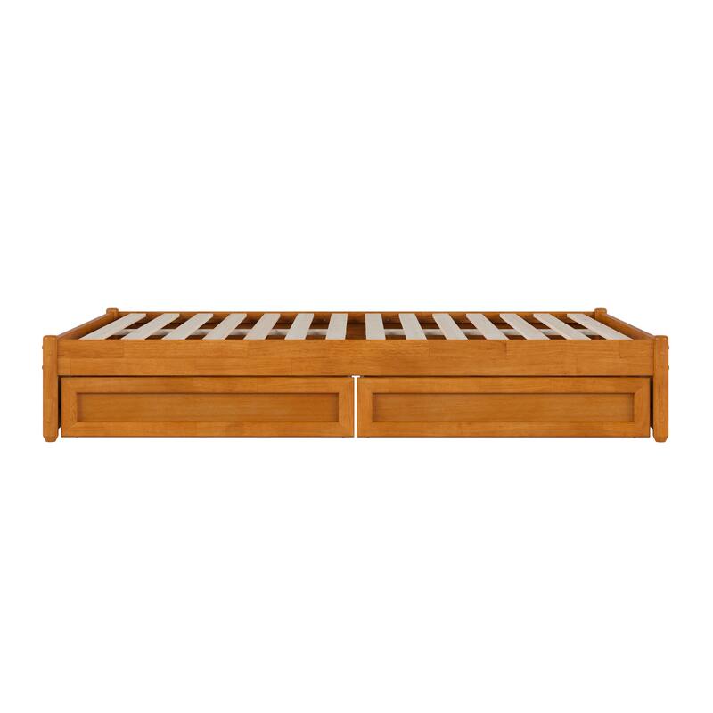 Barcelona Panel Platform Bed with Storage Drawers