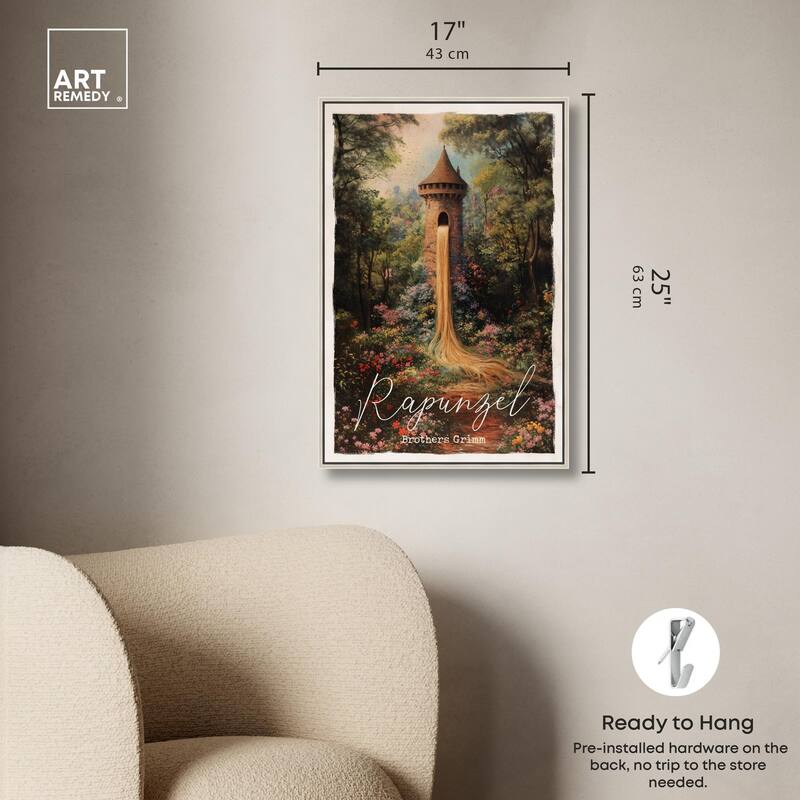Rapunzel Classic Canvas by Art Remedy