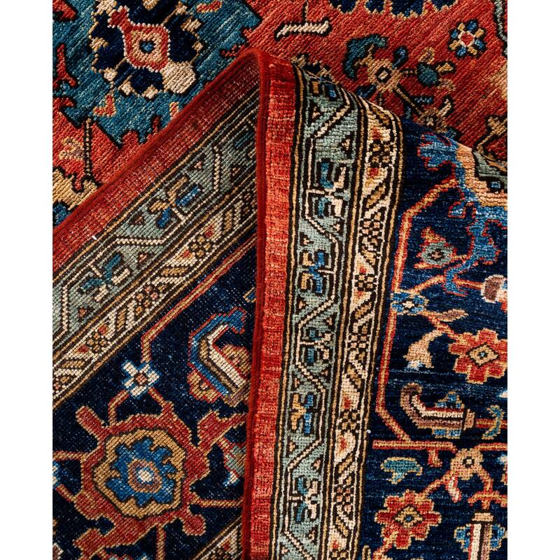 Serapi One-of-a-Kind Hand-Knotted Area Rug - Red - 9' 2" x 11' 10"