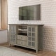 preview thumbnail 31 of 36, WYNDENHALL Normandy SOLID WOOD 53 inch Wide Transitional TV Media Stand For TVs up to 60 inches