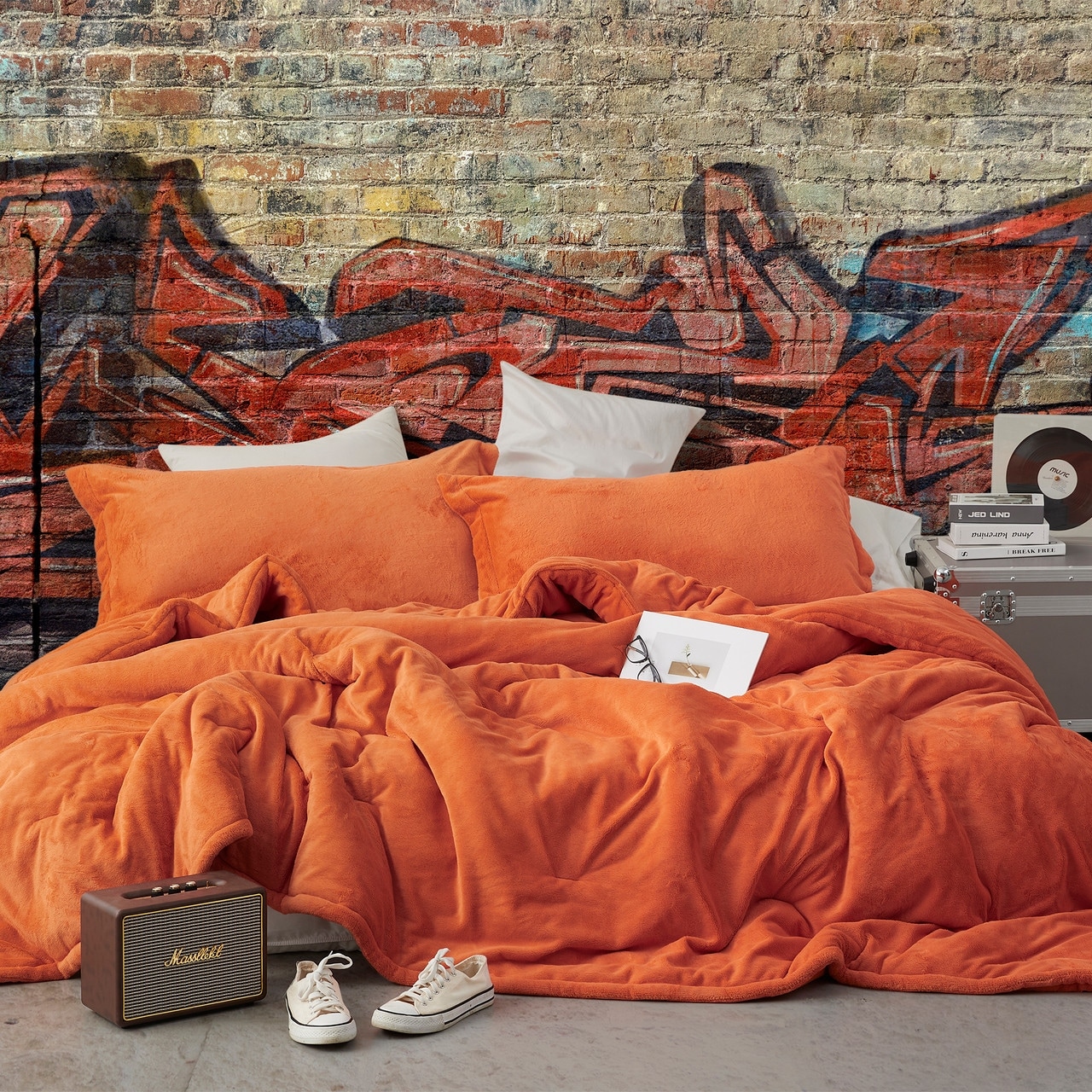 Neon deals orange blanket