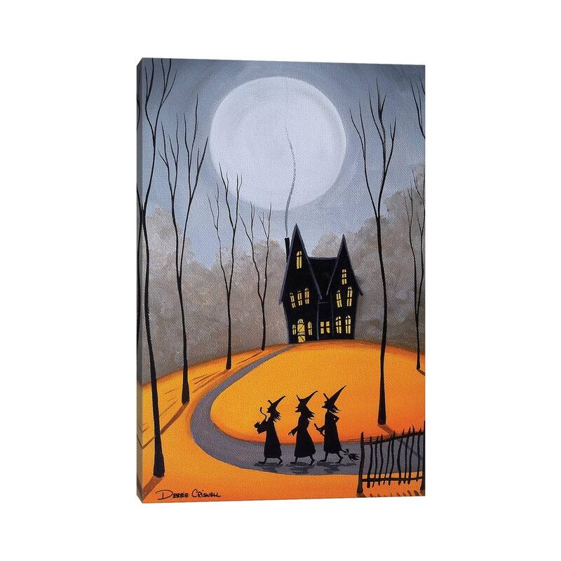 iCanvas "Three Little Witches" by Debbie Criswell Canvas Print