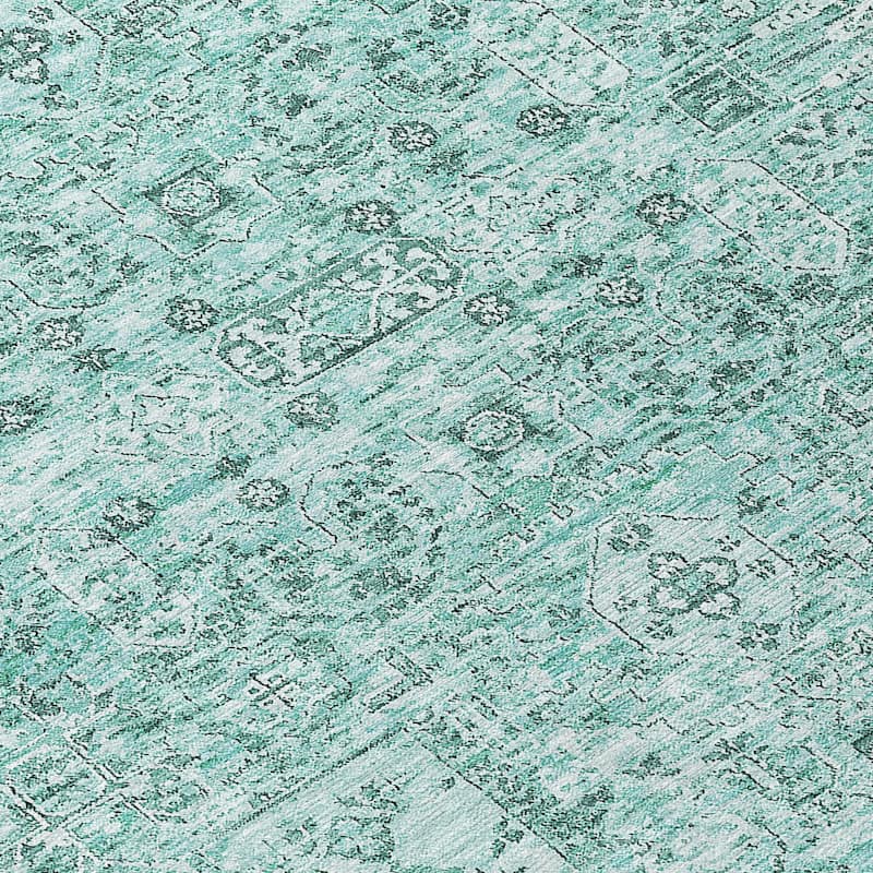 Machine Washable Indoor/ Outdoor Chantille Traditional Vintage Rug