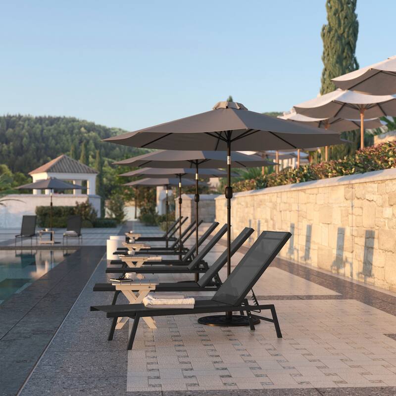 Flash Furniture FFOF24967 Carola 23" Wide Steel Framed Fabric and