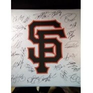 Signed Giants San Francisco 2012 World Series Champions Replica Base by the 2012 World Series Champ