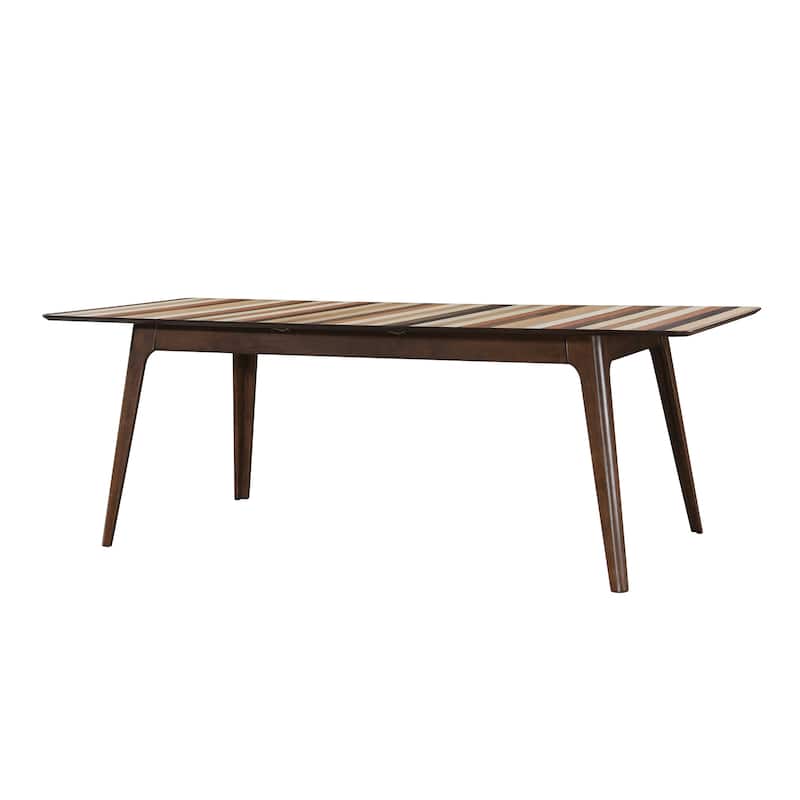 Fargo DT7 Extendable Multi-Colored Tonal Striped Dining Table