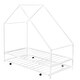 preview thumbnail 3 of 8, Twin Size Metal House Bed with Pull-Out Trundle , Spacious Design, Sturdy Construction