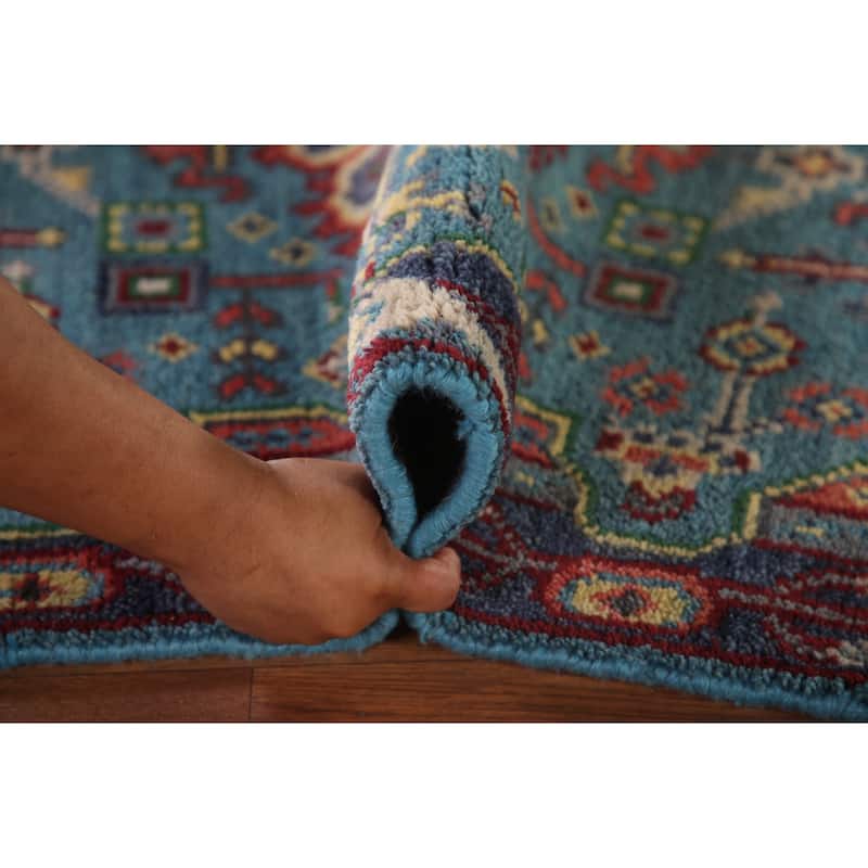 Blue Heriz Serapi Oriental Accent Rug Wool Carpet - 2'11"x 4'11"