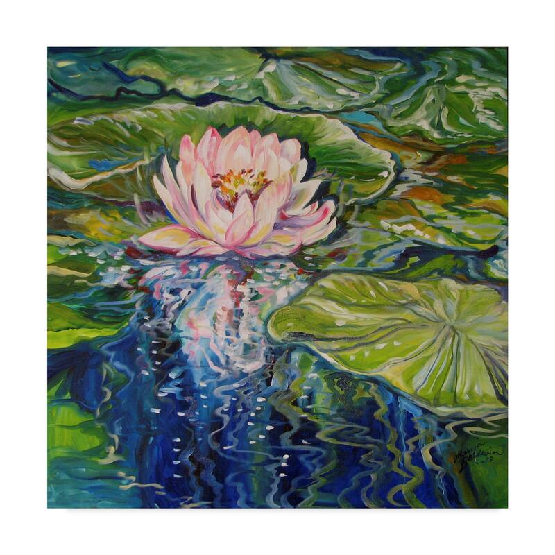 Marcia Baldwin 'Sweet Lotus' Canvas Art