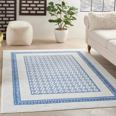 Nourison Whimsicle Geometric Moroccan Bordered Area Rug