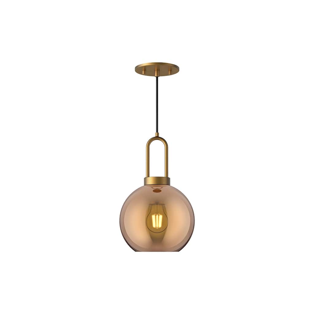Alora Lighting PD601608CP Soji 8" Wide Mini Pendant with a Copper