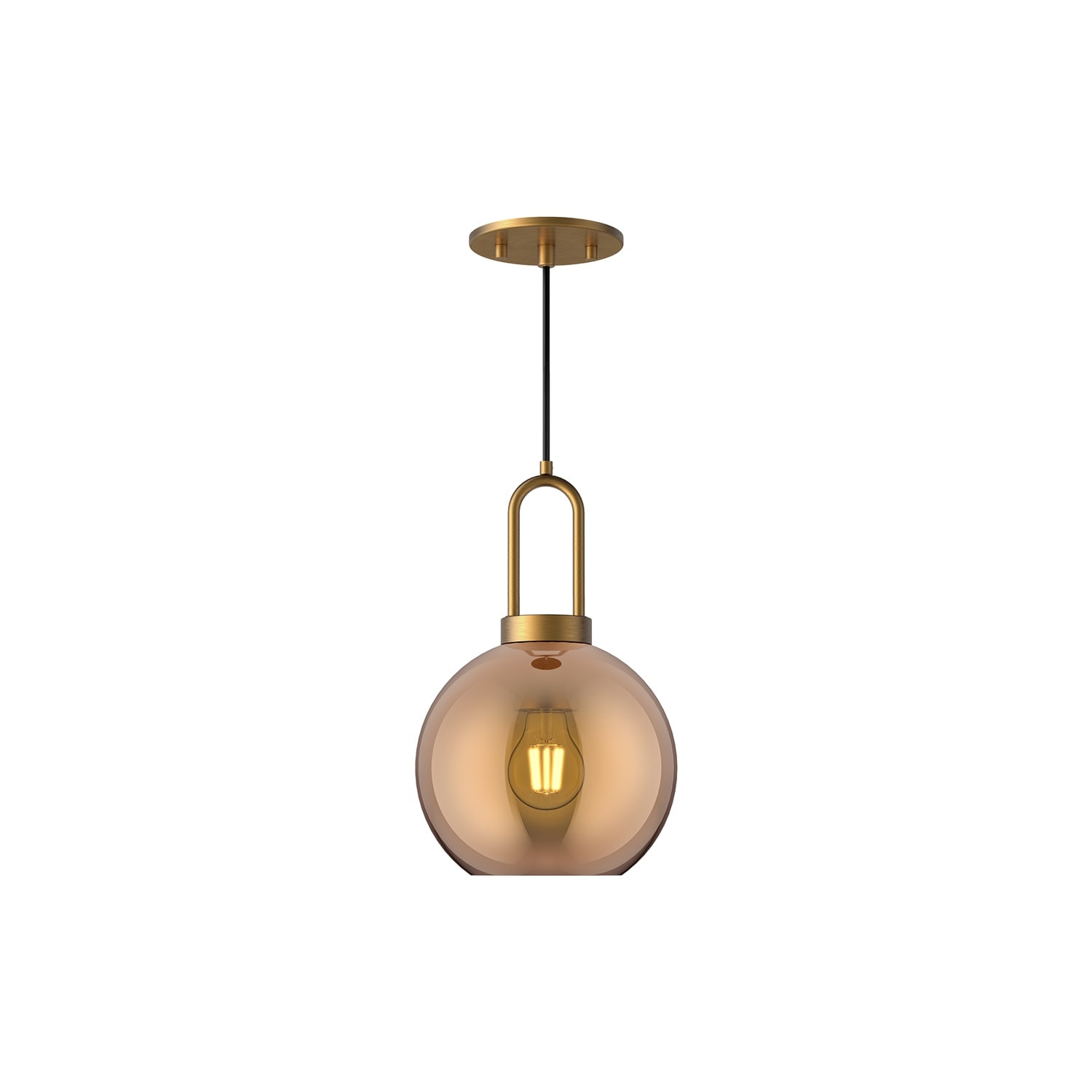 Alora Lighting PD601608CP Soji 8" Wide Mini Pendant with a Copper