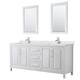 Option White, Chrome Trim, Giotto Quartz Top