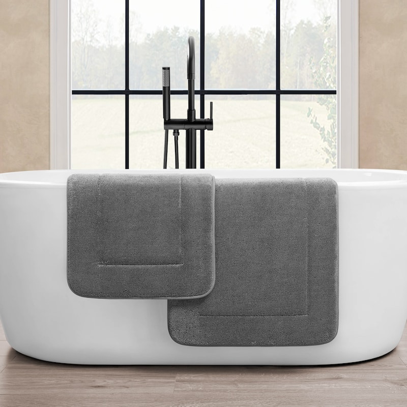 Oliver Brown Terry Memory Foam Bath Mat