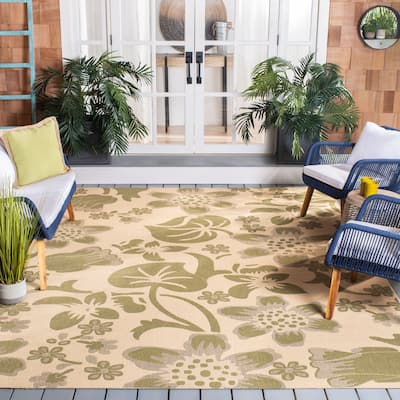 SAFAVIEH Courtyard Dobrinka Indoor/ Outdoor Waterproof Patio Backyard Rug
