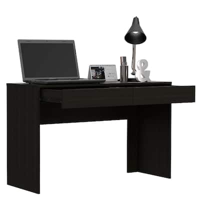 Compact Computer Desk with Two Drawers
