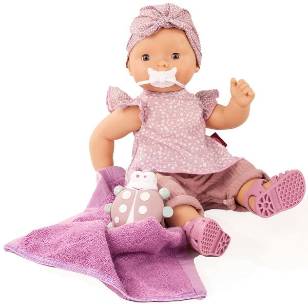 slide 2 of 5, Gotz: 16.5" Maxy Aquini Bath Baby Doll with Blue Sleeping Eyes