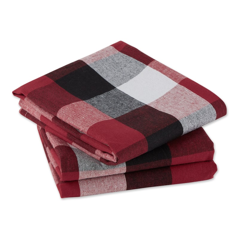 DII Tri Color Check Dishtowel (Set of 3)