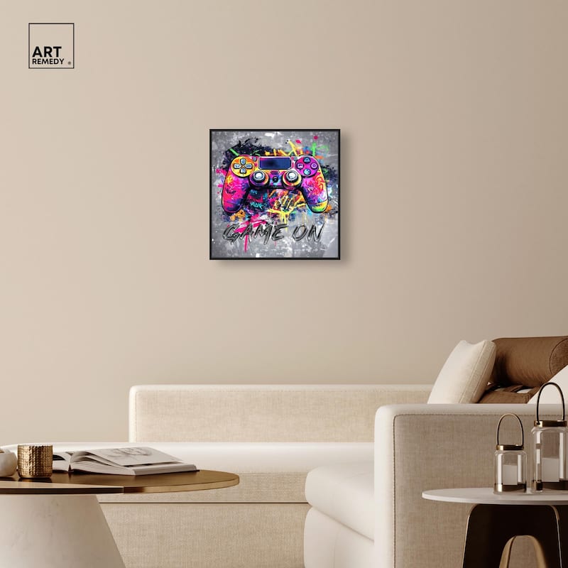 Game On Canvas by Art Remedy