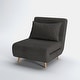 preview thumbnail 109 of 176, Artdeco Home - Tustin Upholstered Convertible Lounge/ Sleeper Chair