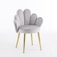 preview thumbnail 41 of 40, Scalloped Petal Velvet Accent Chair with Pillows