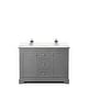 preview thumbnail 53 of 58, Avery 48 Inch Double Vanity, Cultured Marble Top