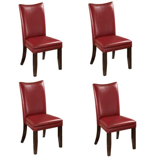 Ashley Furniture D357 03 Charrell Dining Side Chair Red W Cushioned Seat 4 Pack Overstock 15929899