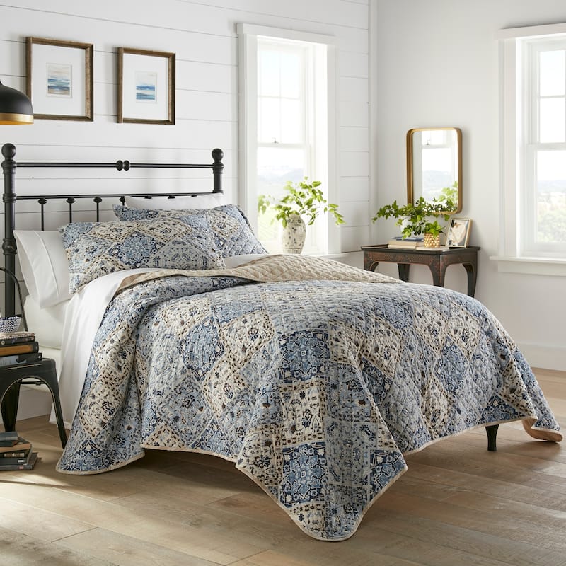 Stone Cottage Arell Reversible Cotton Quilt Set
