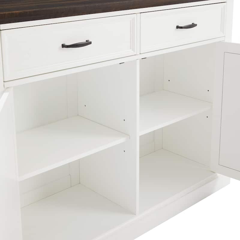 Crosley Clifton Kitchen Island - 23.63"d x 47.75"w x 36.25"h
