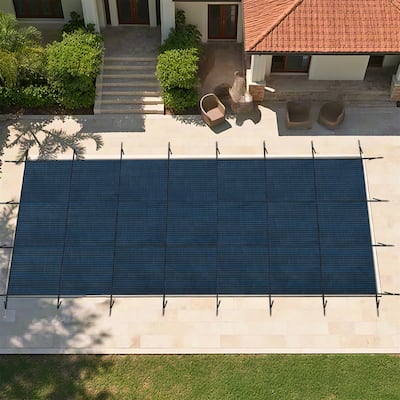 30x50ft Swimming Pool Cover,Triple Stitched High Strength Mesh