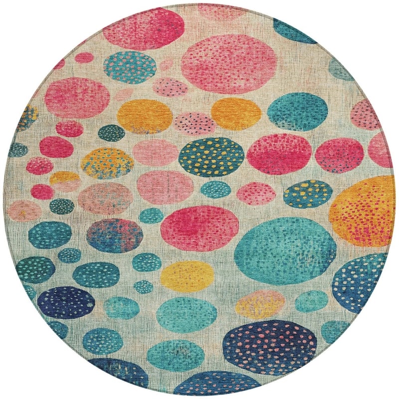 HomeRoots Geometric Transitional Rectangle Outdoor Rug