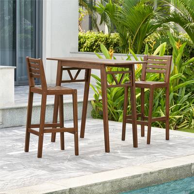 Waimea Midcentury Modern Counter-Height Dining Set
