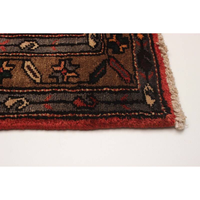 ECARPETGALLERY Hand-knotted Anadol Dark Copper Wool Rug - 3'6 x 10'0