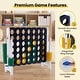 preview thumbnail 9 of 45, Costway Jumbo 4-to-Score 4 in A Row Board Game Set Outdoor Indoor Kids