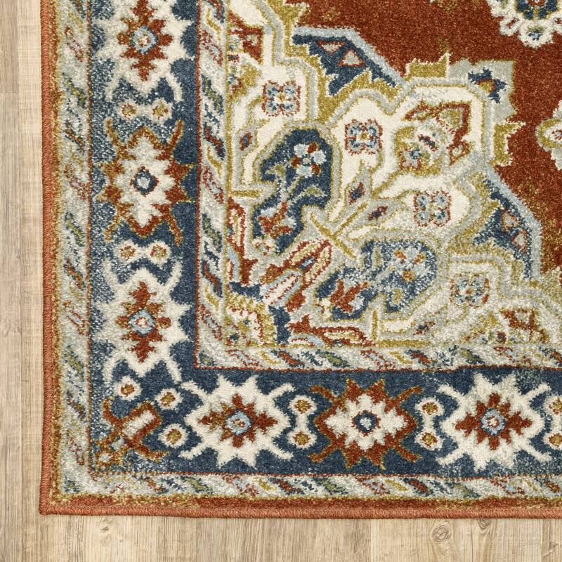 Style Haven Bassel Center Medallion Indoor Area Rug
