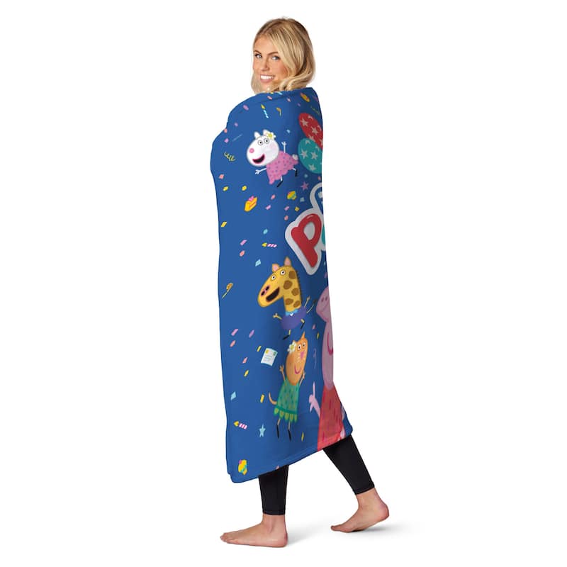 Hasbro Peppa Pig Silk Touch Throw Blanket