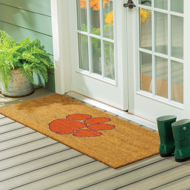 Clemson University Full Color Indoor/Outdoor Coir Mat - 60" x 24"