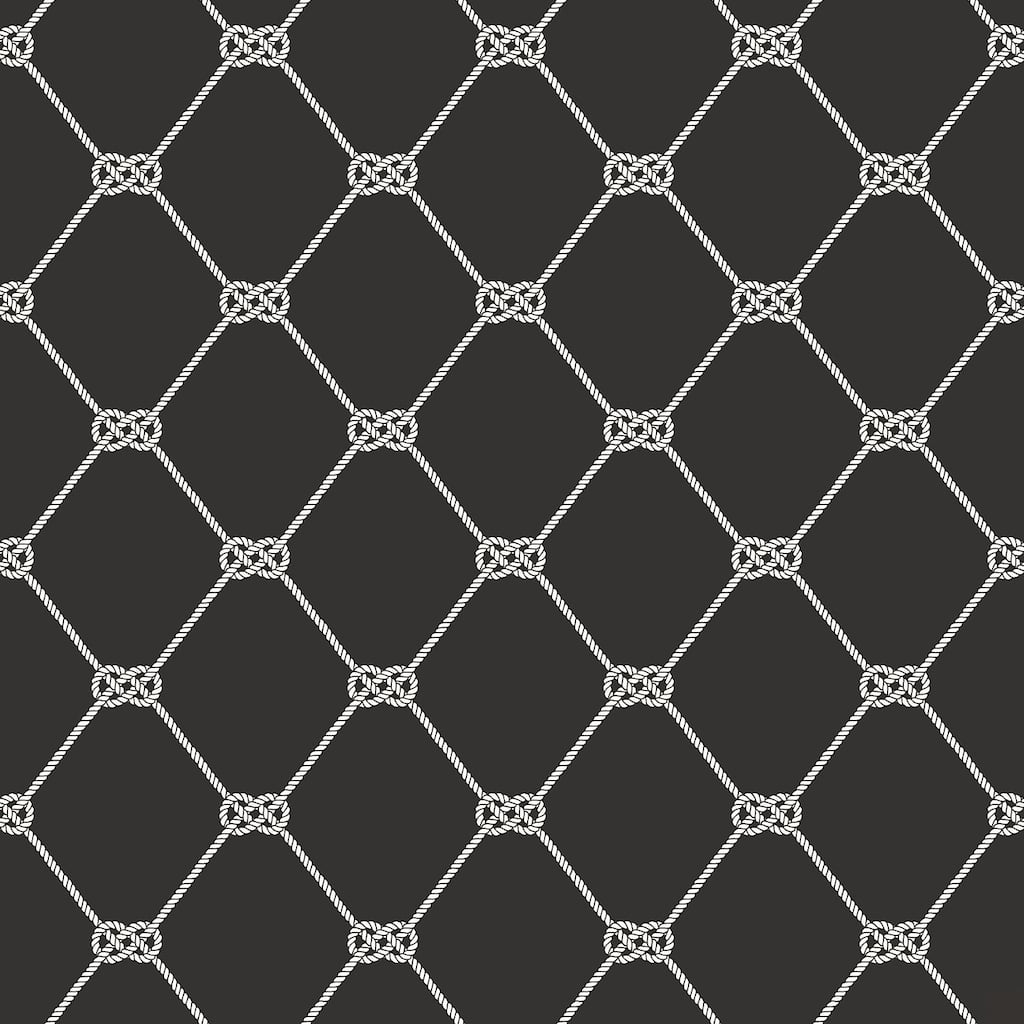 Galerie Wallcoverings Deauville 2 Nautical Rope Non-woven Matte Wallpaper Roll