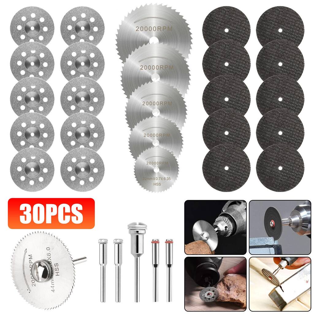 30 Pcs Dremel Rotary Tool Cutting Wheel Set Dremel Rotary